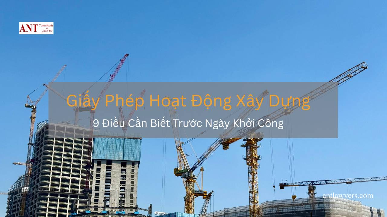 Giấy Phép Hoạt Động Xây Dựng