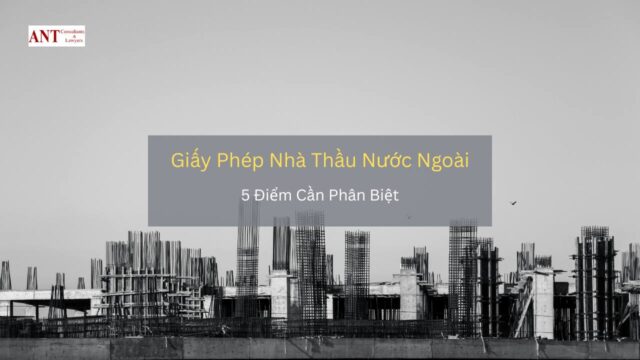 Giấy Phép Nhà Thầu Nước Ngoài