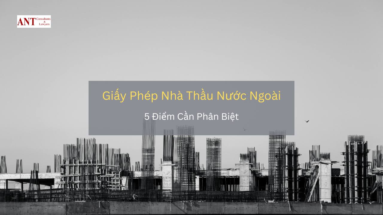 Giấy Phép Nhà Thầu Nước Ngoài